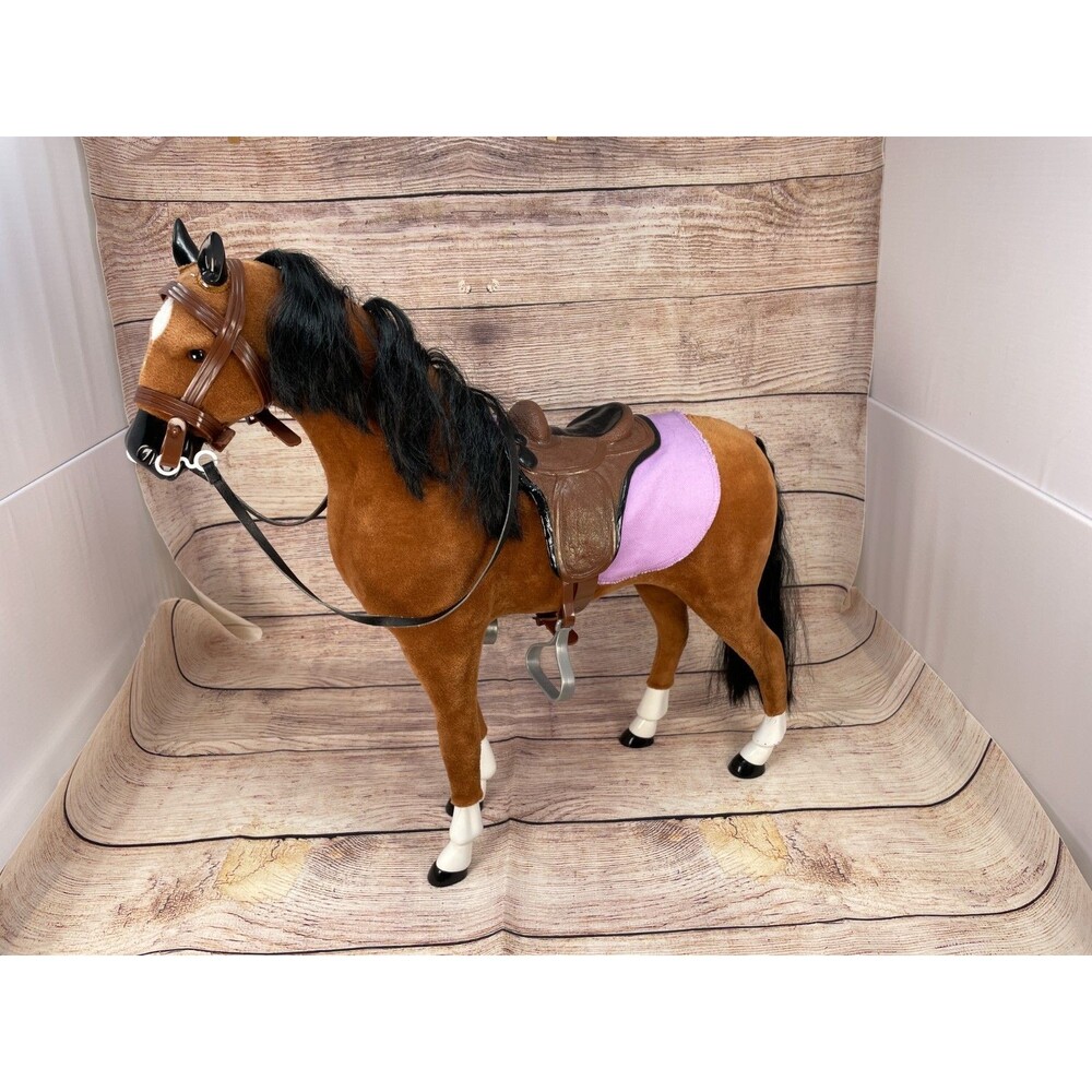 Sophia's Doll Size Horse for 18 inch dolls brown with black mane
